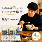 コシヒカリ 真空パック 4kg（2kg×2袋）